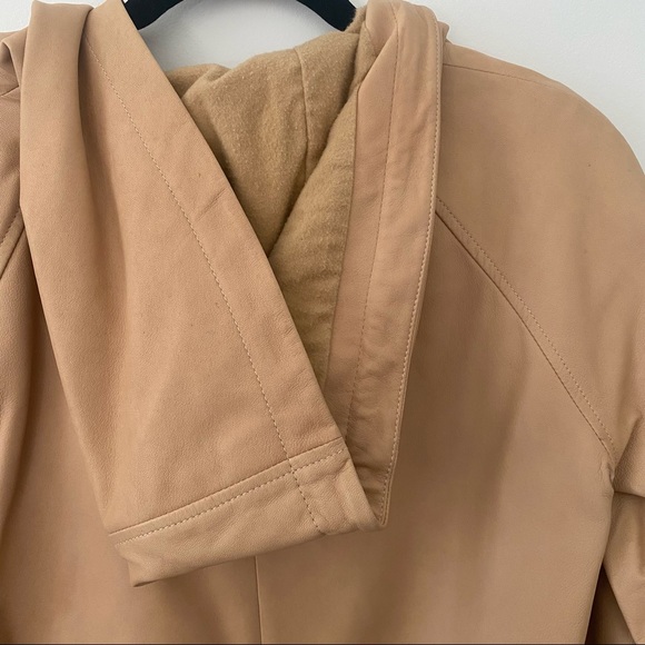 Veda Leather Hoodie - Picture 5 of 6